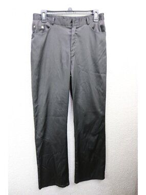 Vtg. Joule Black Satin Boot Cut Pants-Size 11/12-Y2K-90's